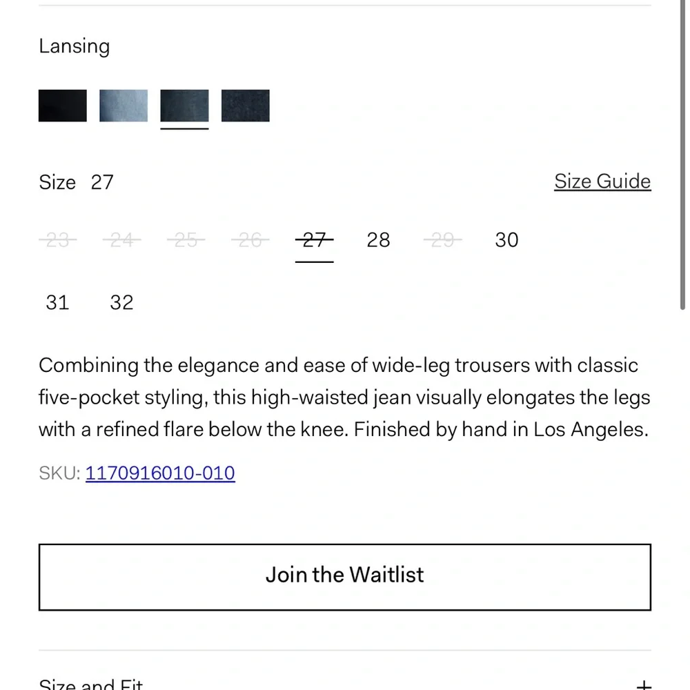 Khaite Dane Jeans in Lansing Size 27 - Picture 6 of 8